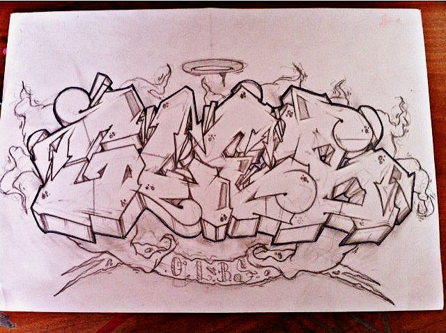 Graffiti Sketch - Photo by TerpOlbs - Terpo, olbs, olb