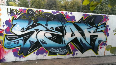 Graffiti Wall - Photo by TestOne - Test, Sear, CUP (2013)