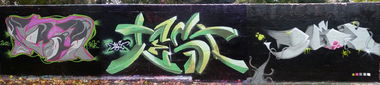 Graffiti Wall - Photo by TestOne - Sear, Test, Peon
