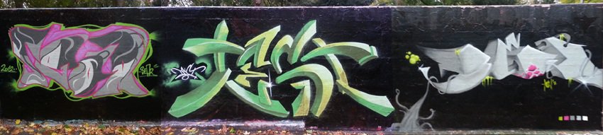 Graffiti Wall - Photo by TestOne - Sear, Test, Peon