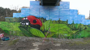 Graffiti Wall - Photo by TestOne - Test, Sear, Peon (2013)