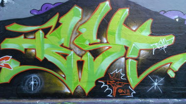 Graffiti Wall - Photo by TestOne - Test, CUP (2012)