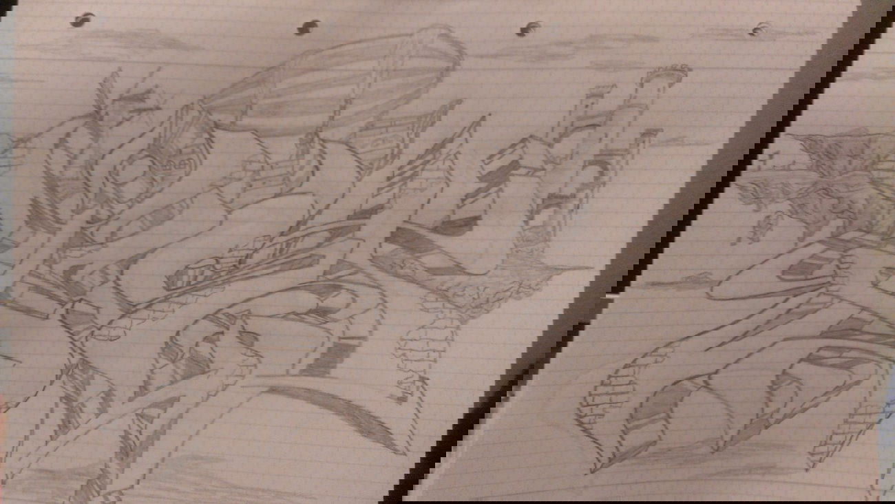 Graffiti Sketch - Photo by TestOne - Test, CUP, Sketch