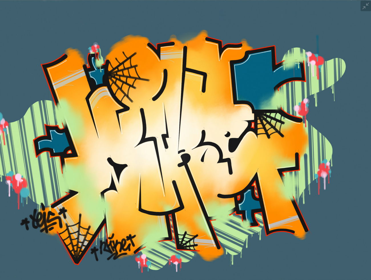 Graffiti Sketch - Photo by TestroN (2020)
