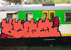Graffiti Train - Photo by TestroN (2020)