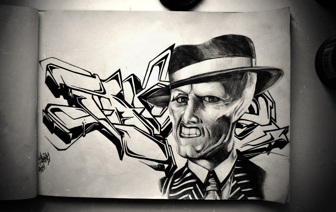 Graffiti Sketch - Photo by Tezo
