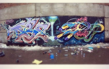 Graffiti Wall - Photo by Tezo