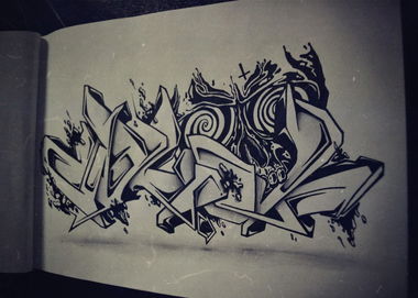Graffiti Sketch - Photo by Tezo