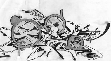Graffiti Sketch - Photo by Tezo