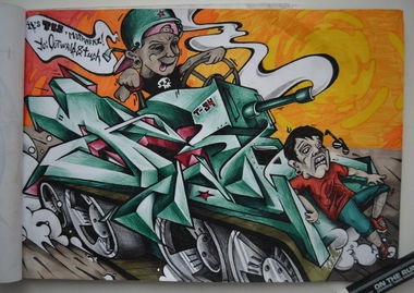 Graffiti Wall - Photo by Tezo