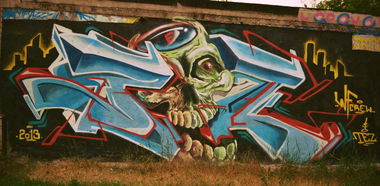 Graffiti Wall - Photo by Tezo