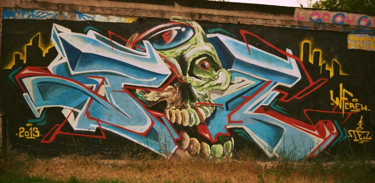 Graffiti Wall - Photo by Tezo