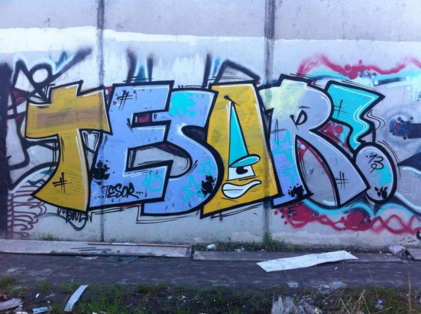 Graffiti Wall in Saint Petersburg - Photo by Tezor - tezor, tesor (2013)