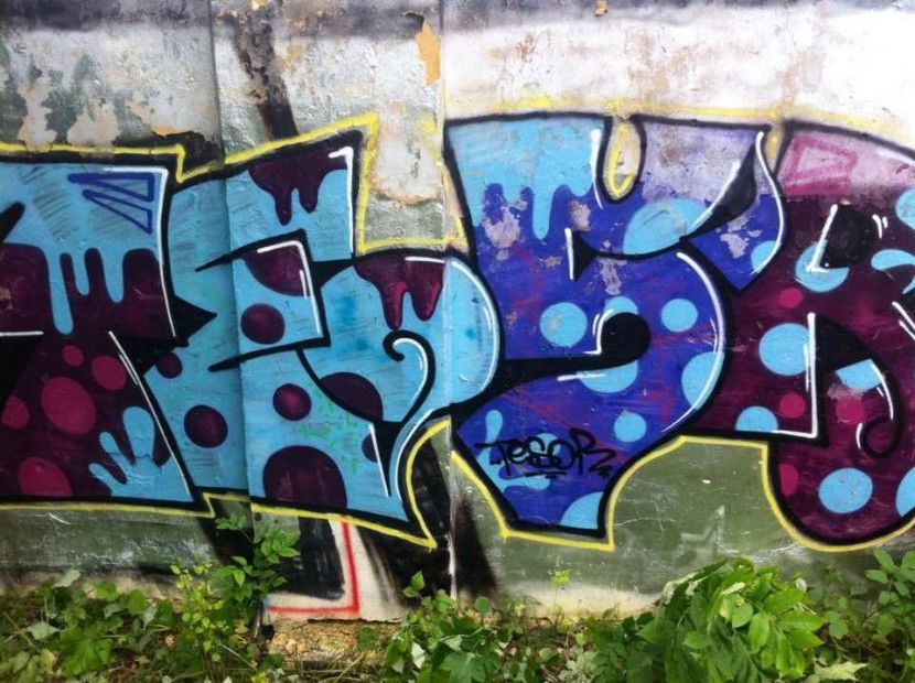 Graffiti Wall in Saint Petersburg - Photo by Tezor (2013)