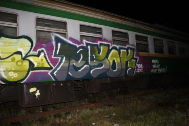 Graffiti Train - Photo by Tezor (2009)