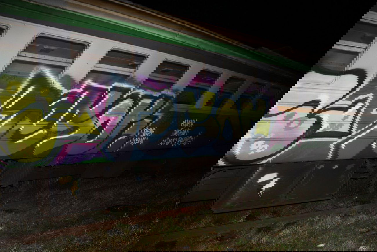 Graffiti Train - Photo by Tezor (2009)