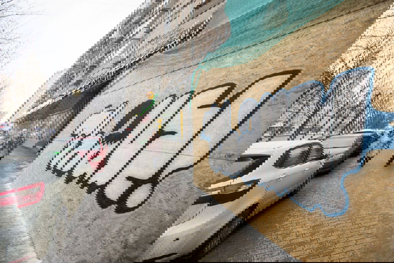 Graffiti Wall in Dorogomilovo District - Photo by Thaves - Moscow (2015)