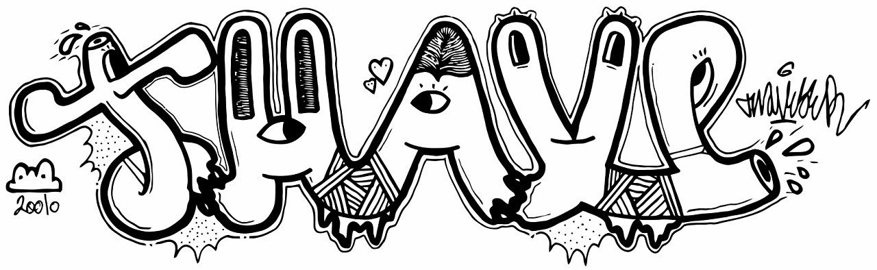 Graffiti Sketch - Photo by Thaves - Moscow (2010)