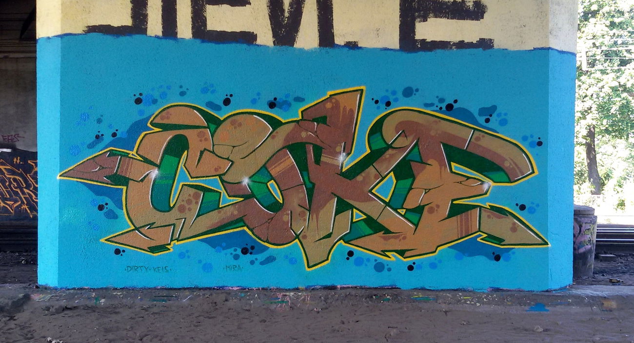 Graffiti Wall - Photo by TheCokesOne - coke, coks, coka (2015)
