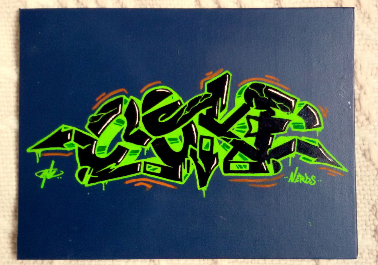 Graffiti Sketch in Toruń - Photo by TheCokesOne - nerds, TwoArrows, coke (2016)