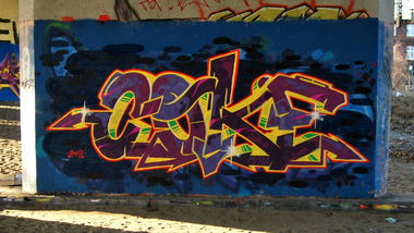 Graffiti Wall in Toru - Photo by TheCokesOne - coke, coka, cake (2015)