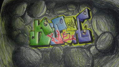 Graffiti Sketch - Photo by TheKingKush - KUSH (2017)