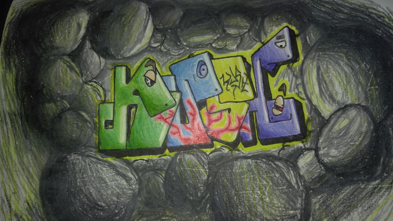 Graffiti Sketch - Photo by TheKingKush - KUSH (2017)