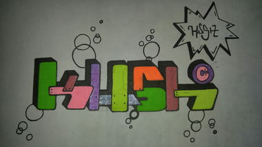 Graffiti Sketch - Photo by TheKingKush - KUSH (2017)