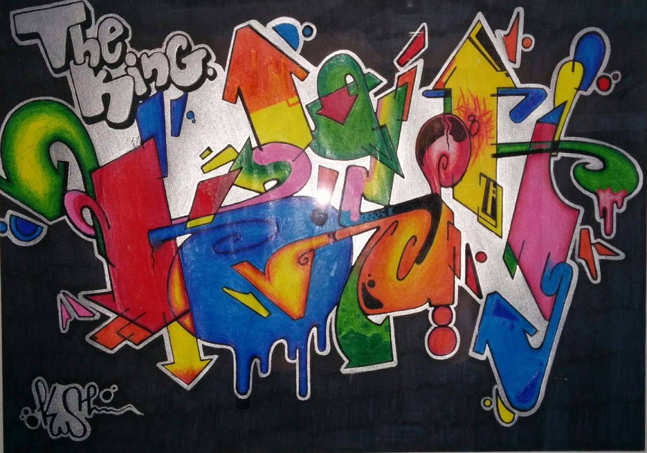 Graffiti Sketch - Photo by TheKingKush - KUSH (2017)