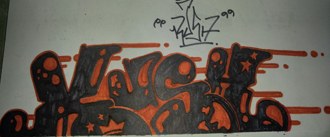 Graffiti Sketch - Photo by TheKingKush - KUSH (2017)