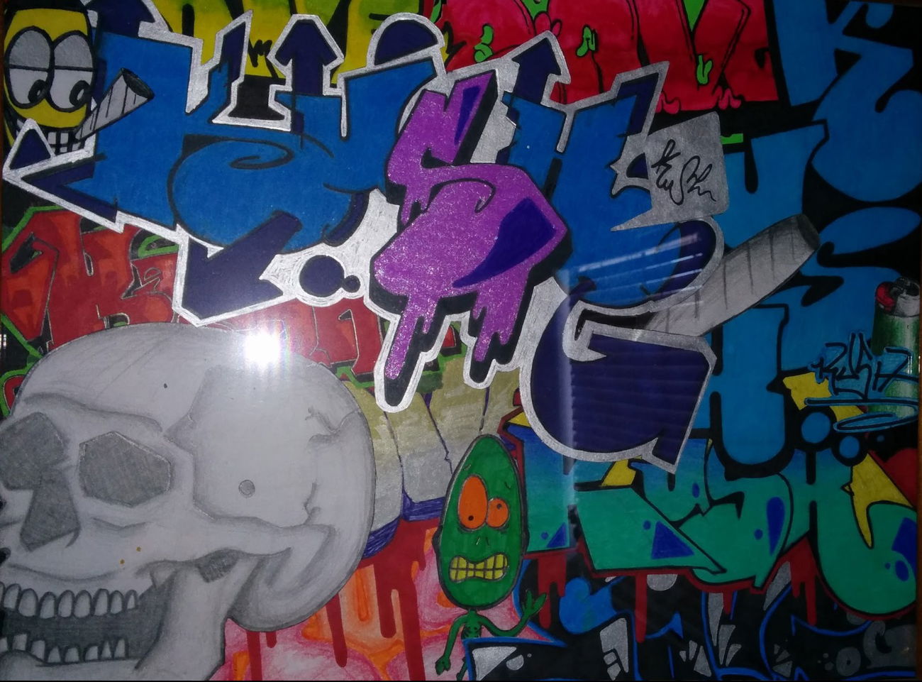 Graffiti Sketch - Photo by TheKingKush - KUSH (2017)