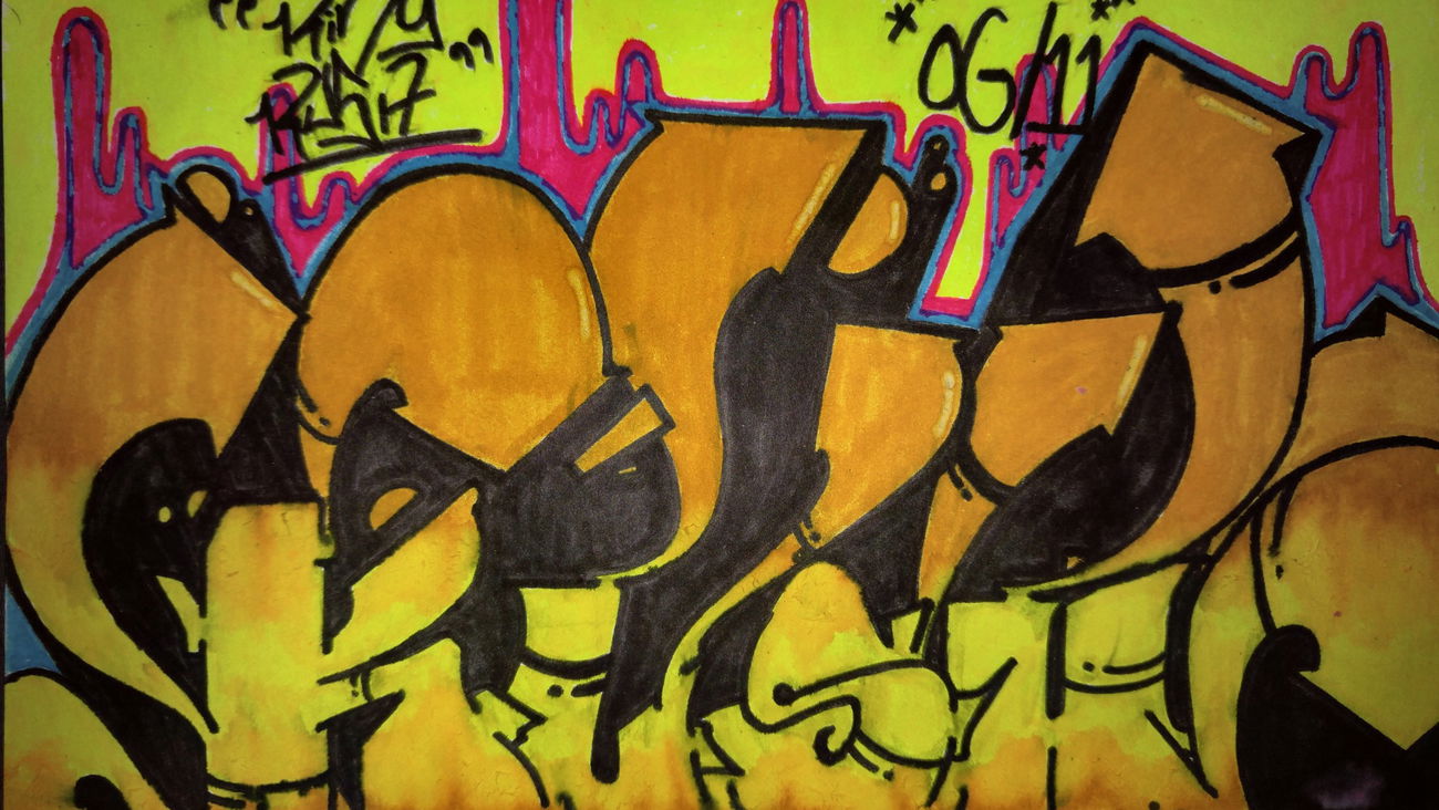 Graffiti Sketch - Photo by TheKingKush - KUSH (2017)