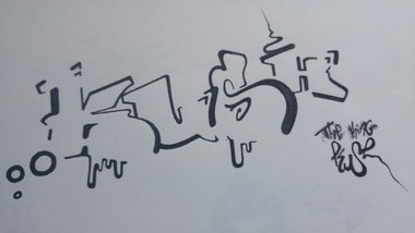 Graffiti Sketch - Photo by TheKingKush - KUSH (2017)