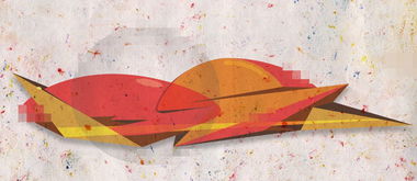 Graffiti Artwork in Moscow - Photo by TheMrDasen - Otd, Dasen, abstraction (2013)