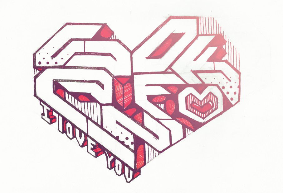 Graffiti Sketch in Moscow - Photo by TheMrDasen - Otd, Dasen, Sanfok (2013)