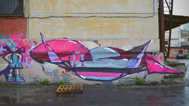 Graffiti Wall in Moscow - Photo by TheMrDasen - Otd, Dasen, Russian (2013)