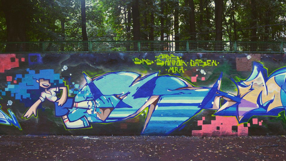 Graffiti Wall in Moscow - Photo by TheMrDasen - Otd, Dasen, Sanfok (2013)