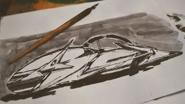 Graffiti Sketch - Photo by TheMrDasen - Otd, Dasen, ????? (2013)