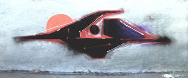 Graffiti Wall - Photo by TheMrDasen - Abstraction, Graffuturism (2014)