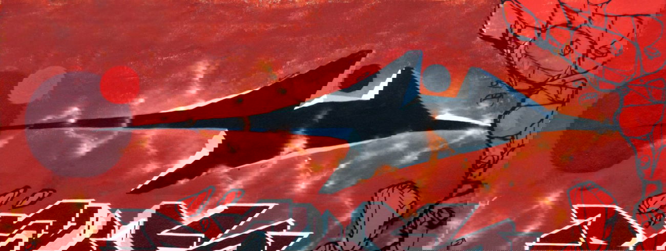 Graffiti Sketch in Leipzig - Photo by TheMrDasen - abstraction (2014)