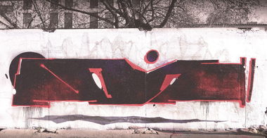 Graffiti Wall - Photo by TheMrDasen - graffuturism, abstraction