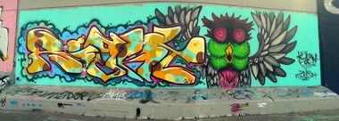 Graffiti Wall in Saarbrücken - Photo by TheRightOne - Saarbrücken, Right, Kien