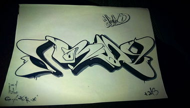 Graffiti Sketch - Photo by TheRightOne - MayDay, ©Right (2013)