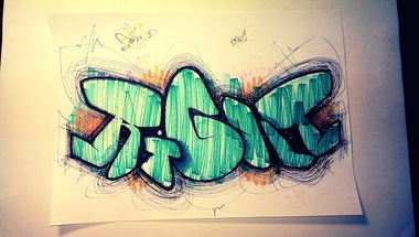 Graffiti Sketch - Photo by TheRightOne - Right, ©, Rightone (2014)