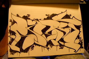 Graffiti Sketch - Photo by TheRightOne - Right, Rightone (2014)