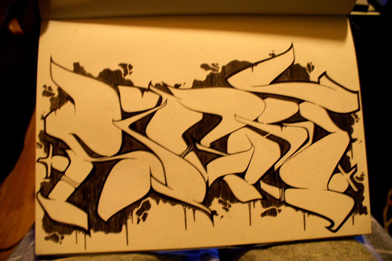 Graffiti Sketch - Photo by TheRightOne - Right, Rightone (2014)