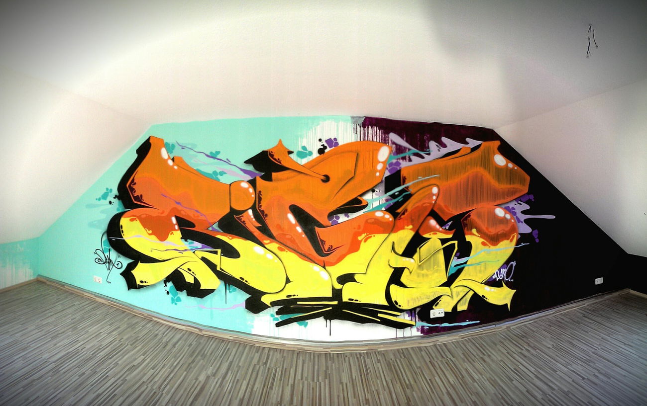 Graffiti Wall - Photo by TheRightOne - Right, Rightone, Saarbrücken (2015)