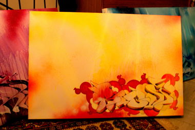 Graffiti Artwork - Photo by TheRightOne - Right, Rightone, Canvass (2014)