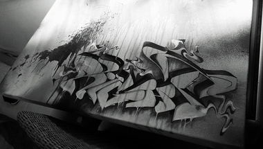 Graffiti Sketch - Photo by TheRightOne - Right, One, Canvas