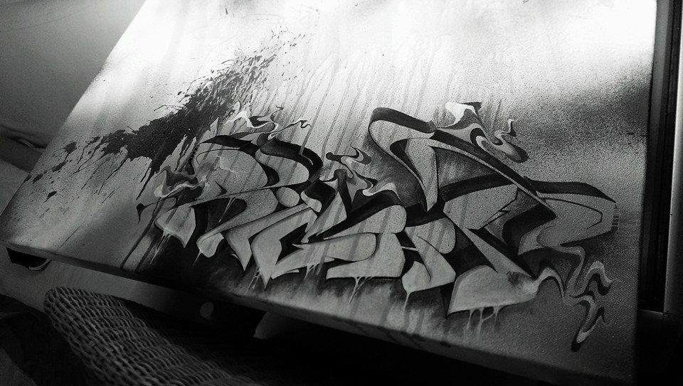 Graffiti Sketch - Photo by TheRightOne - Right, One, Canvas